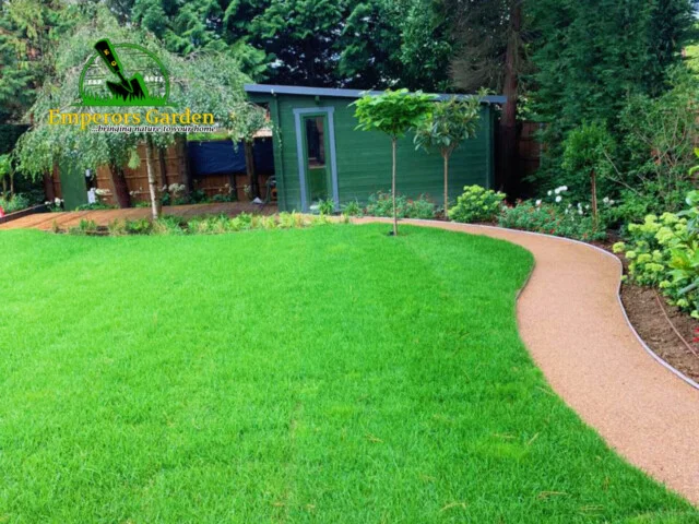 Manicured lawn